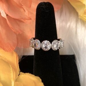 Anniversary Band Ring Channel Halo and Diamond Setting NEW!